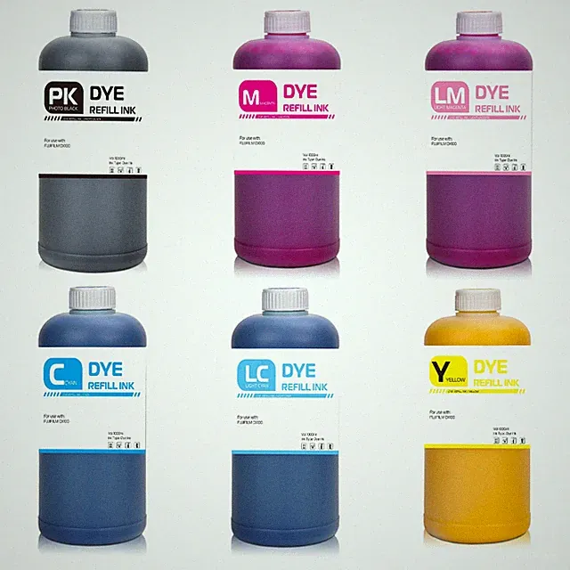 1000ML 6 Color T7811-T7816 Anti UV Dye Ink For FUJI DX100 Printer