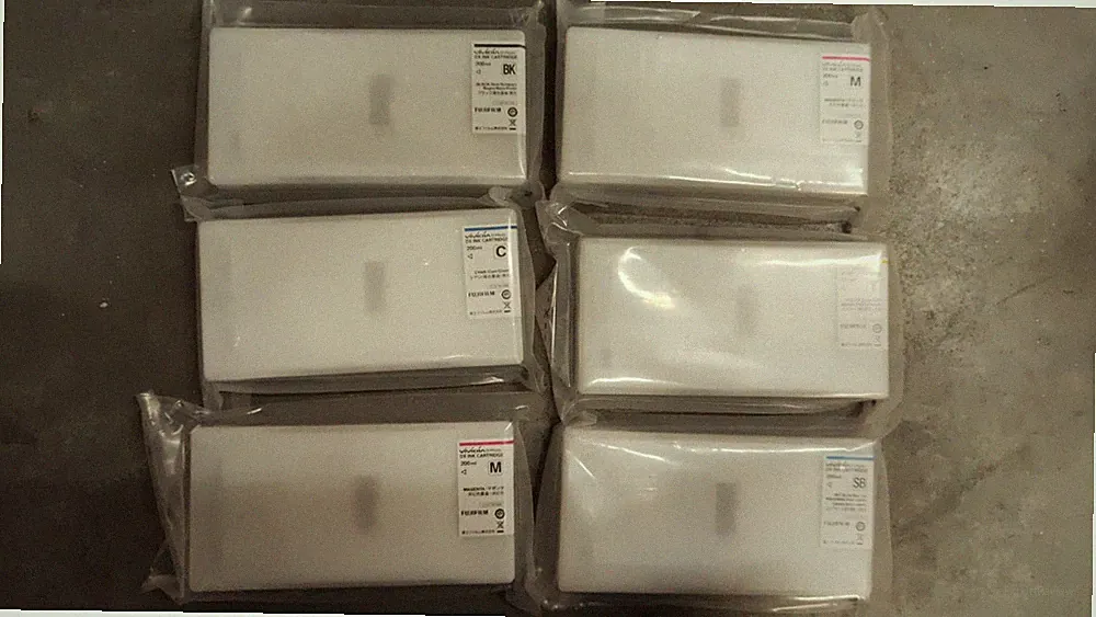 6x Genuine FUJIFILM DX Vividia Ink Cartridges (200ml) - Original!