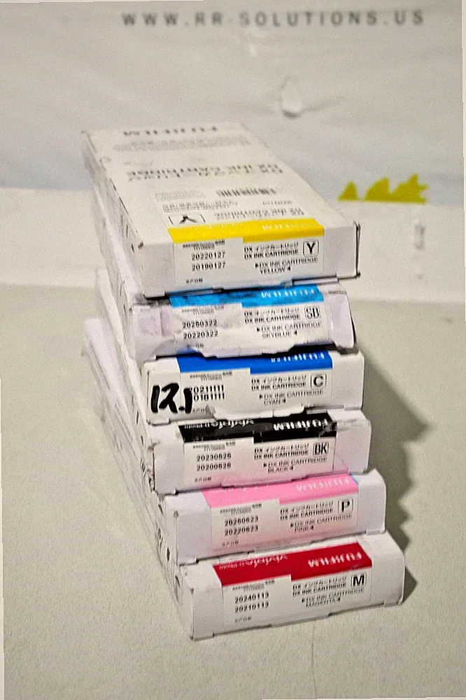 EXPIRED Fujifilm DX Ink - 200ml 6 colors included damaged boxes