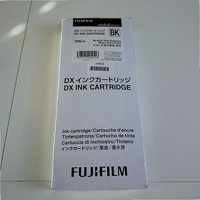FujiFilm DX Ink Cartridge BK BLACK For DX100 Printers - EXP 2027