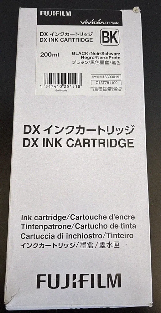 Fujifilm DX Ink Cartridge Black 200ml Expired 10/24 C13T781100 Vividia D-Photo