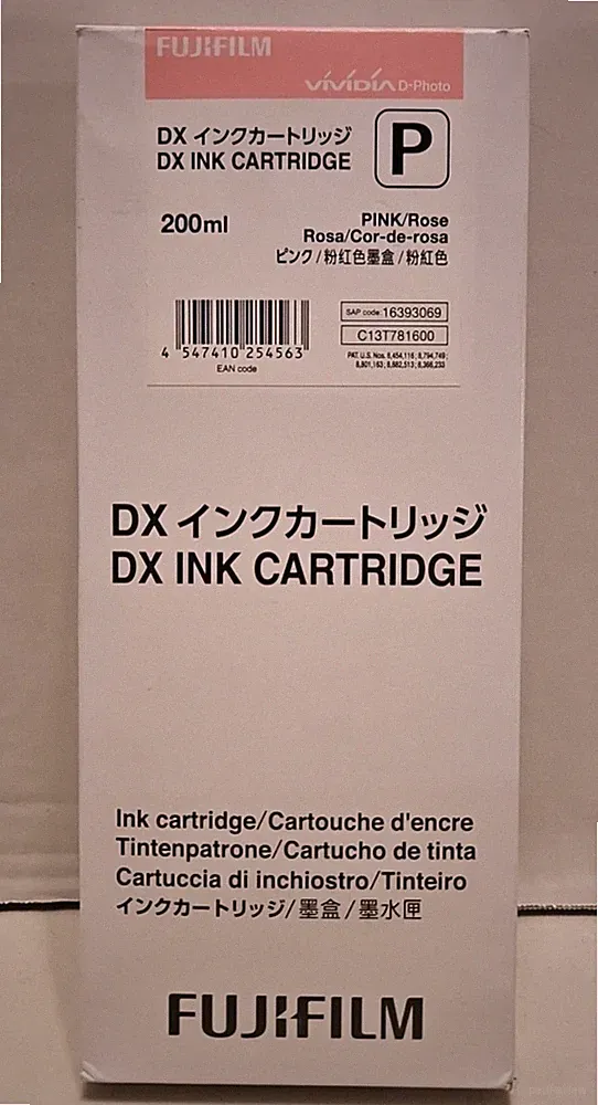 Fujifilm DX PINK Ink Cartridge 200ml C13T781600 (2027) New E