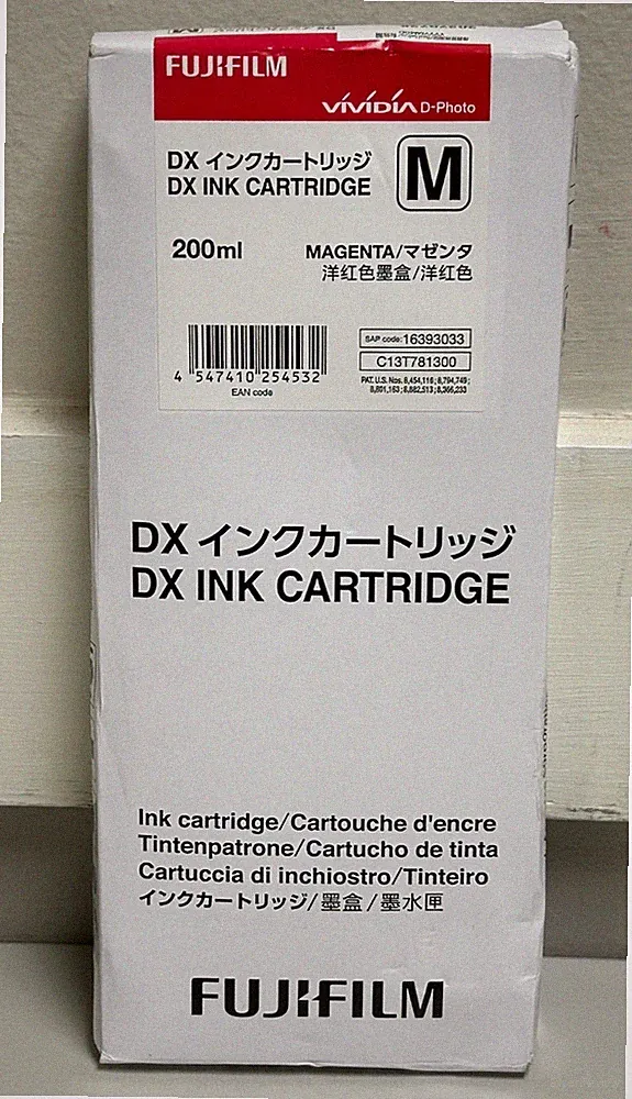 Fujifilm DX VIVIDIA Ink Cartridge 200 ML , Magenta EXP:7/26/27