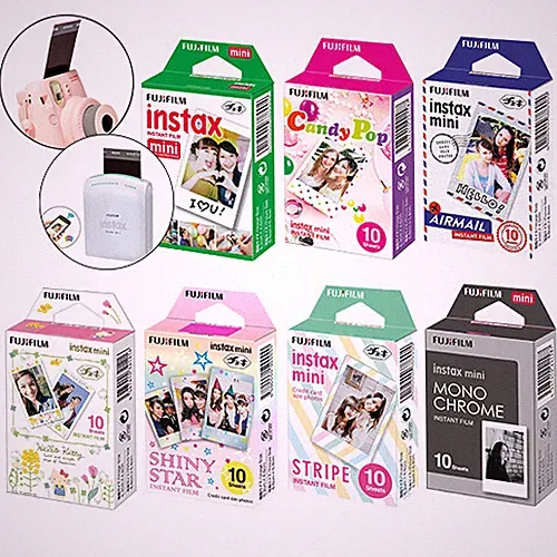 Fujifilm Instax Mini 10 Sheet Instant Film for Fuji Camera/ Printer - All Design