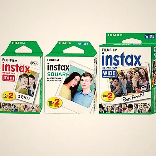 Fujifilm Instax Mini Wide Square Film Sheet Instant Film for Fuji Camera Printer