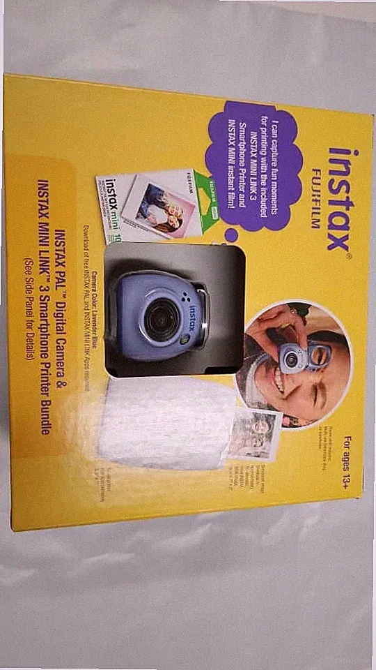 Fujifilm Instax PAL Digital Camera BLUE , with Film 10 SHEETS ( NO PRINTER )