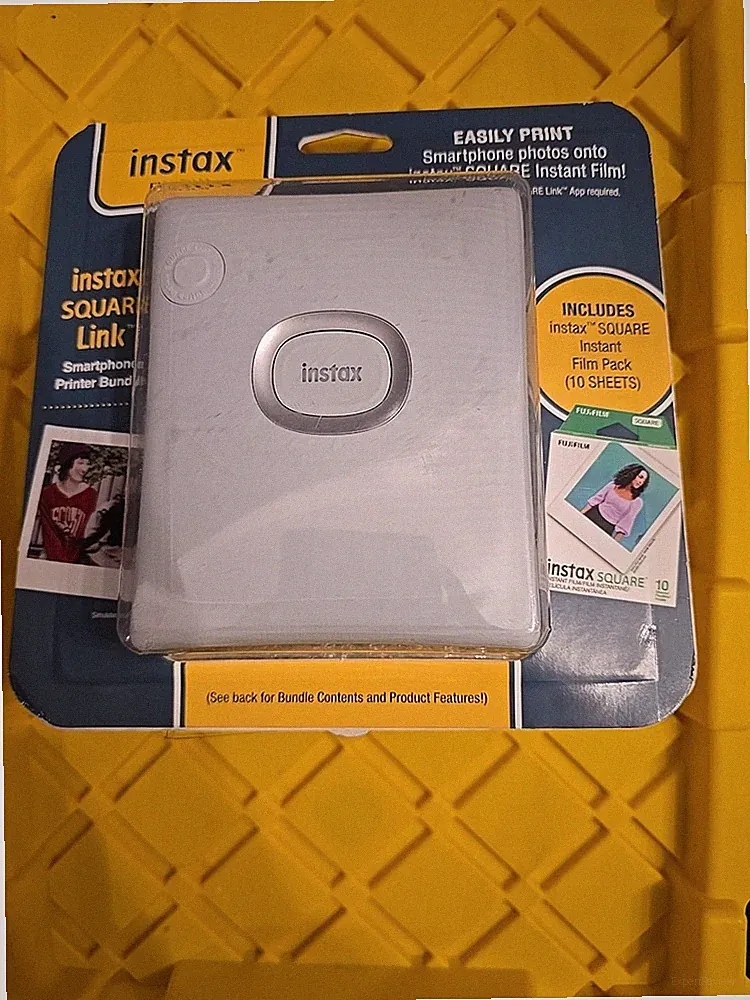 Fujifilm Instax SQUARE Link Smartphone Printer Bundle Bluetooth + Film