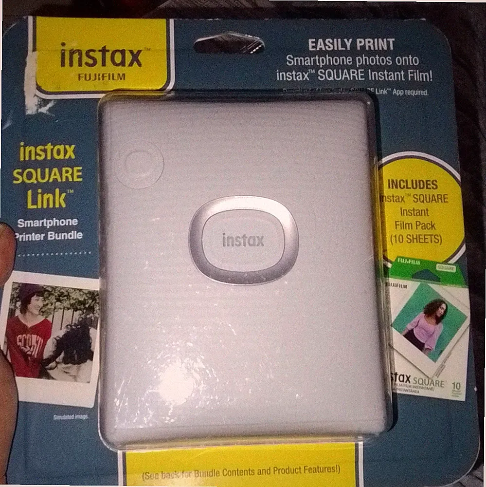Fujifilm Instax SQUARE Link Smartphone Printer Bundle w/ SQUARE Film