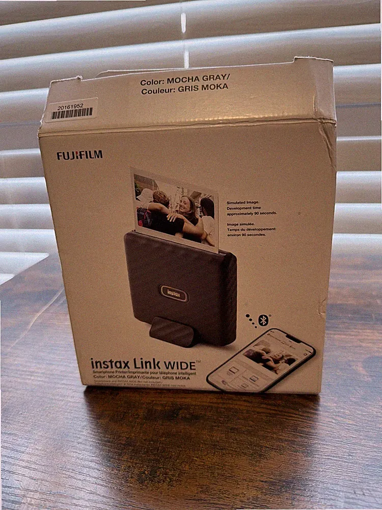 Fujifilm Instax Wide Link Smartphone Printer - Mocha Gray