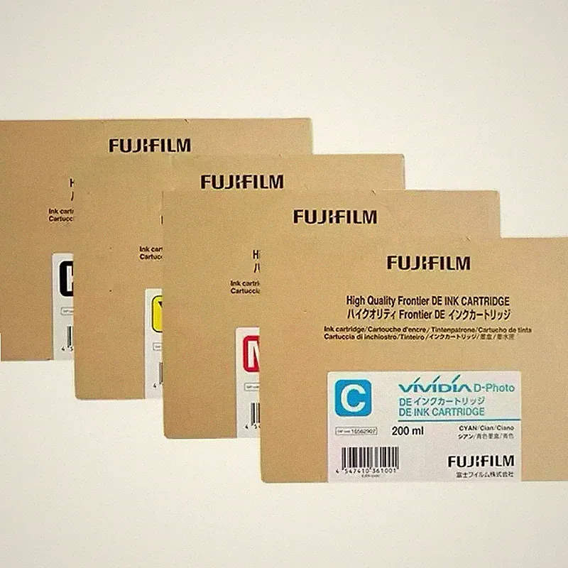 Genuine FUJIFILM Frontier DE D-Photo ink cartridges (200ml) For DE100 DE100-XD
