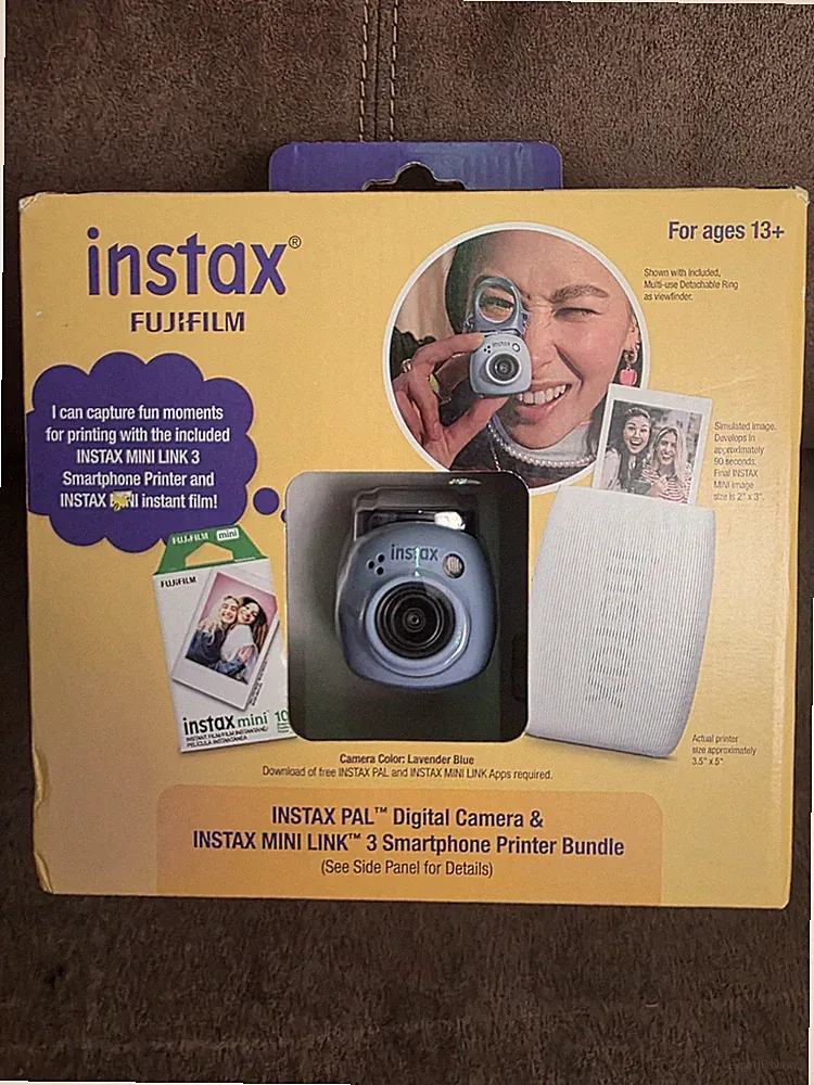 Instax Pal Digital Camera & Instax Mini Link 3 (Smartphone Printer Bundle) - NEW