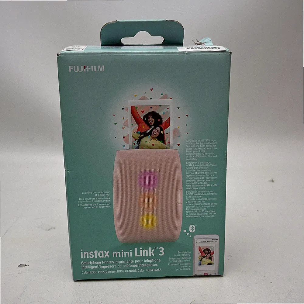 New FUJIFILM Instax Mini Link 3 Smartphone Printer Pink